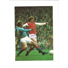 World Cup. Signed picture of Alan Ball the Arsenal footballer. 
